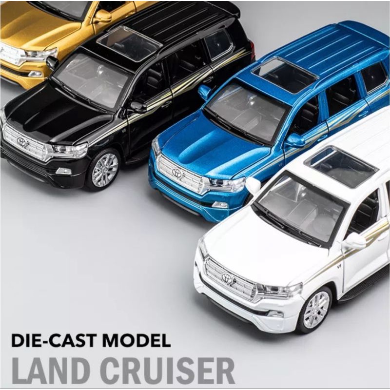 DIECAST Mobil Toyota Land Cruiser V8 Skala 1:32 Miniatur Mobil Mainan Pajangan Land Cruiser Prado Dan LC300 Pajero Sport