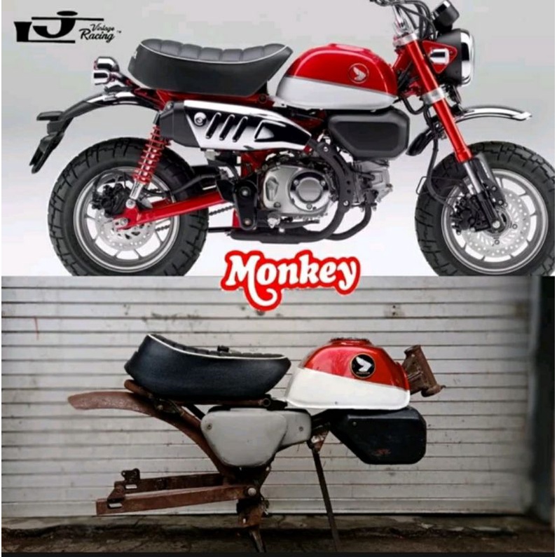 rangka frame honda monkey new 125 set arm pnp mesin karisma supra 125