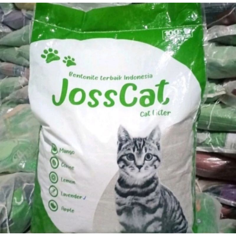 Pasir Kucing Joss Cat 25 ltr Pasir Wangi Gumpal Cat litter