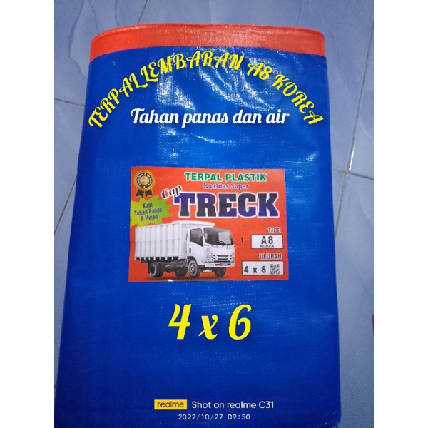 terpal lembaran terpal tenda terpal truk 4x6 A8
