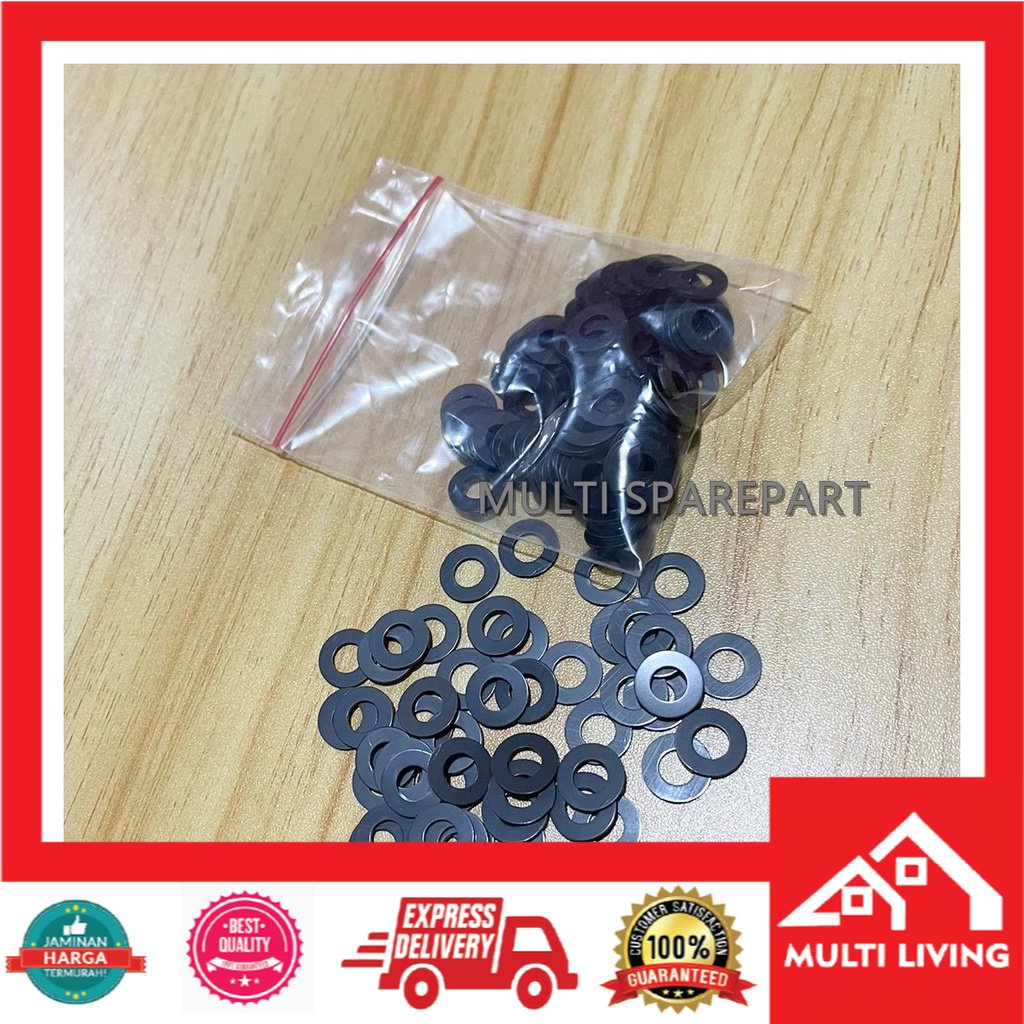 Ring As Dinamo Kipas Angin 6 mm NYLON HITAM Ring Fiber Blender 20 pcs