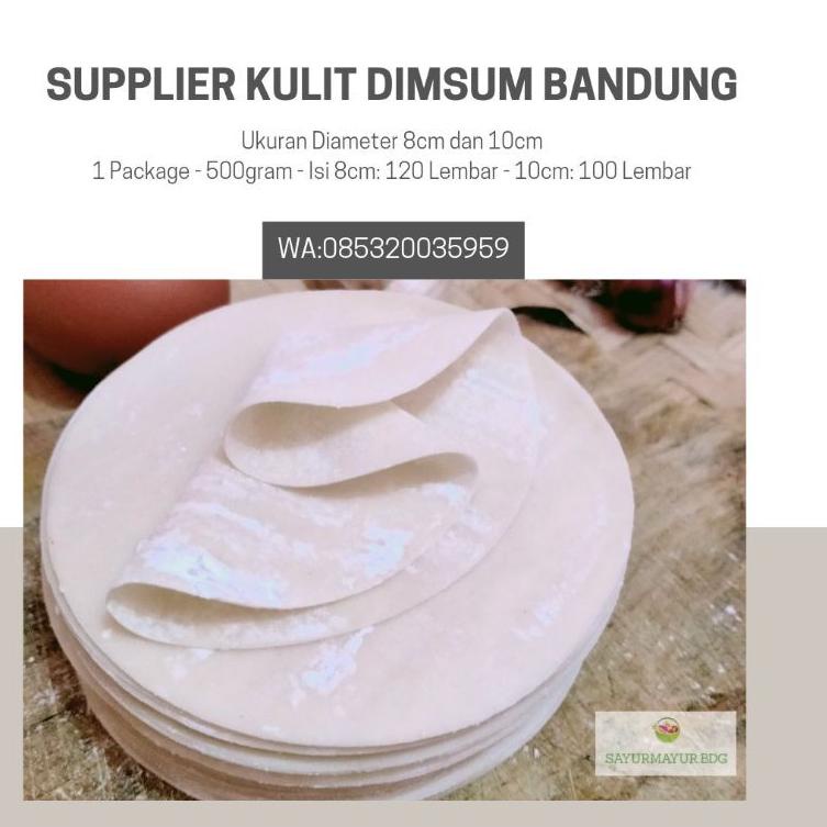 

KODEXx4X8--Kulit Dimsum Isi 70 Lembar Kulit Gyoza Kulit Siomay Tipis Lentur Lembut