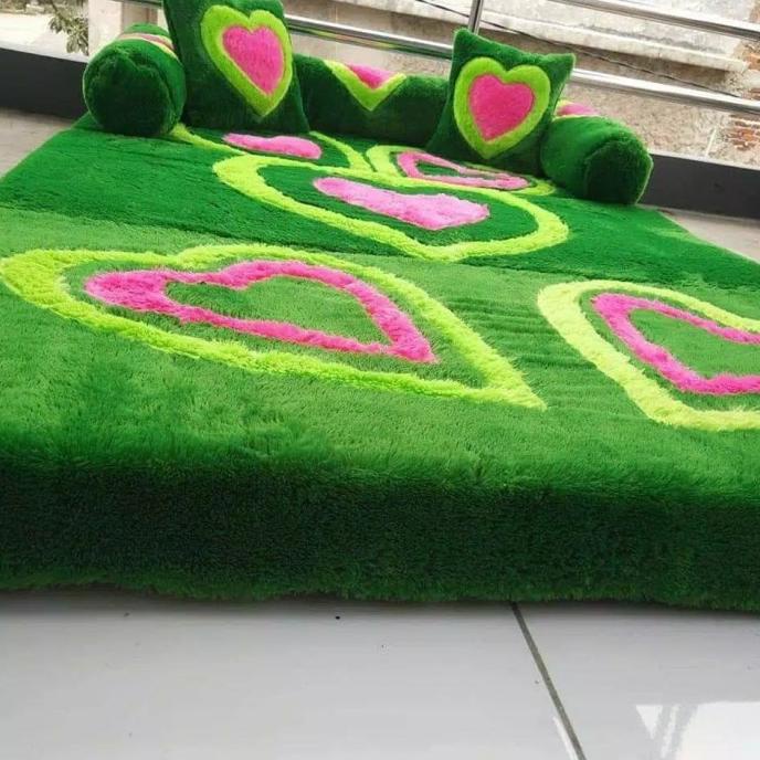 Kasur Lipat Sofa Bed Bulu Rasfur/Bulu Rasfur Tebal 10 Cm Tasyaokta127