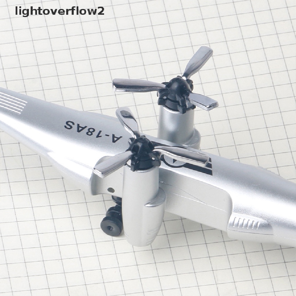 (lightoverflow2) Pulpen Gel 0.5mm Bentuk Helikopter Untuk Pelajar / Kantor