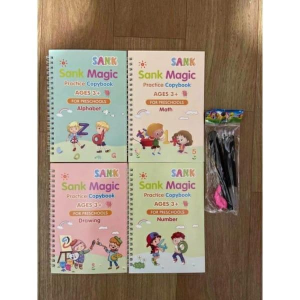 

Buku Edukasi Buku Tulis SANK MAGIC - Buku Latihan Menulis Tracing untuk anak umur 3+ - Isi 4 buku