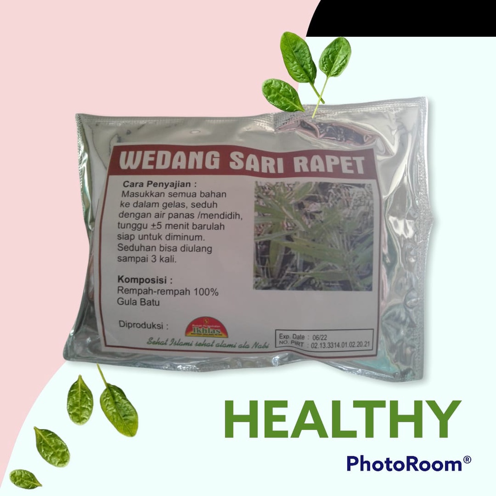 

Wedang Teh Sari Rapet serbuk 100% Herbal