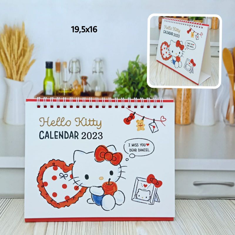 

Kalender Meja Hello Kitty Red 2023