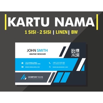 

Kartu Nama | Linen | BW - 2 sisi, bw