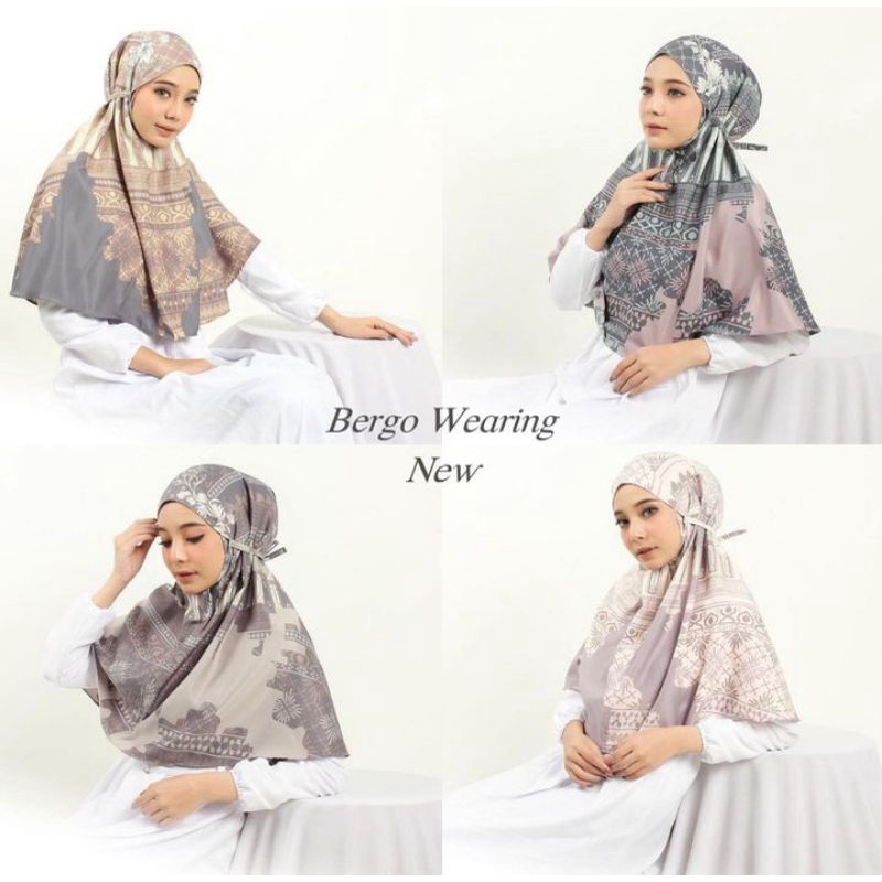 Bergo Wearing Klamby New Morif / Bergo Dior Silk Premium / Bergo Silk Motif Maxmara Luxury / Bergo M
