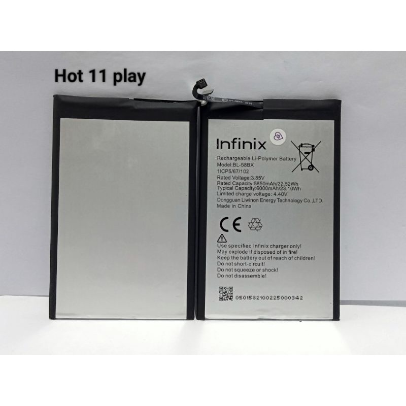 Baterai Battery Batre Infinix Hot 11 play