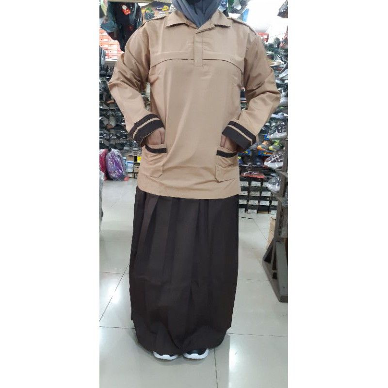 baju pramuka smp -sma perempuan setelan panjang ( nagatek -famatek )