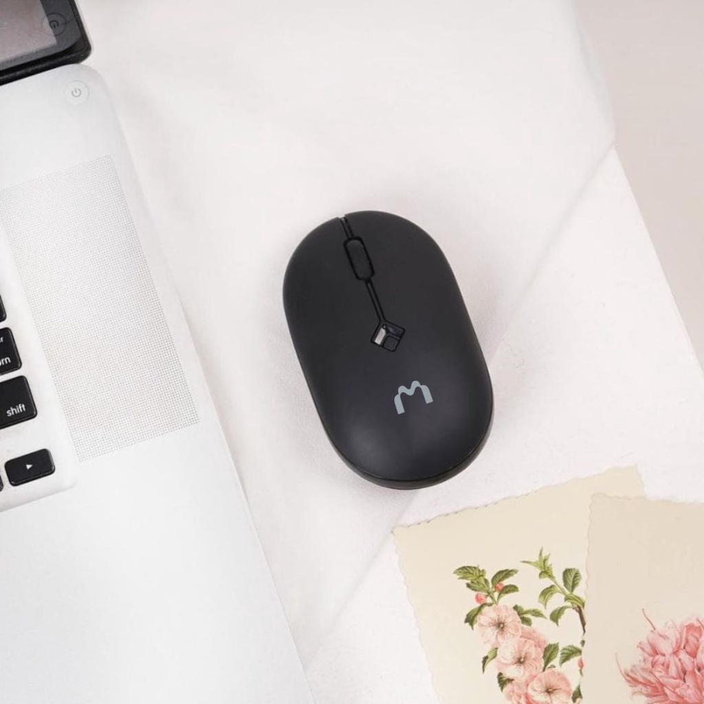 Mediatech Mouse Wireless Ultra Power Saving + Silent Click MS 220 - 50065
