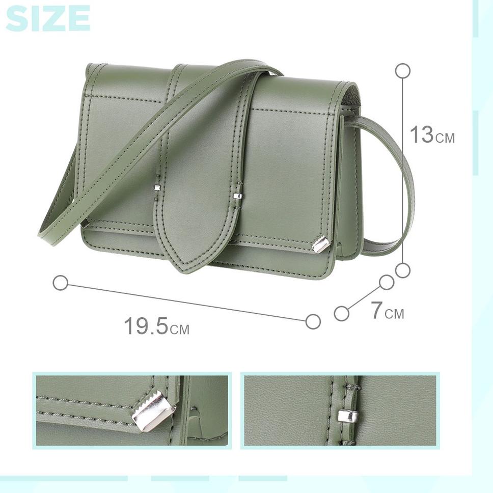 ★Termurah★ MINISO Tas Bahu Wanita Tas Selempang Crossbody Sling Bag Square Single Shoulder Terbaru T