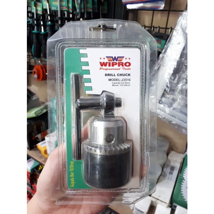 DRILL CHUCK/KEPALA BOR 16 MM DRAT J3516 (WIPRO)