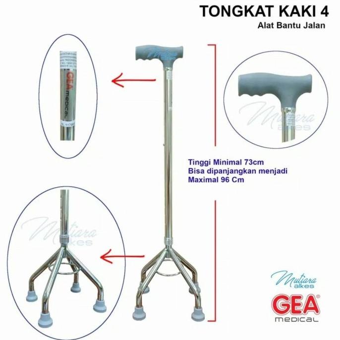 tongkat kaki 4 gea
