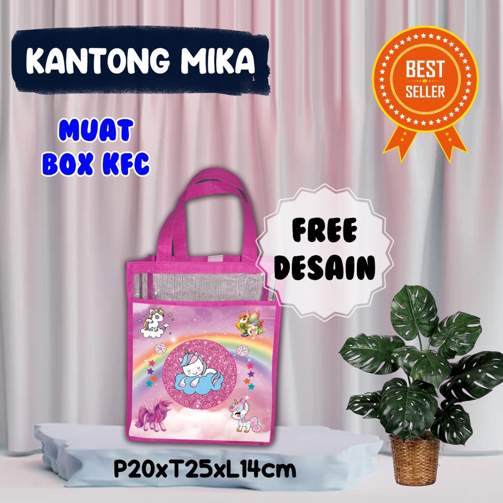 

GOODIEBAG ULTAH KANTONG MIKA FREE DESAIN MURAH MUAT BOX KFC