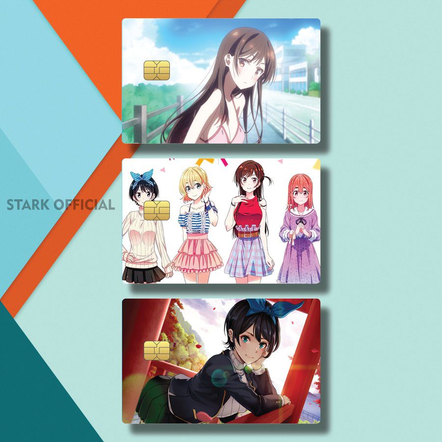 141-160 CASING KTP ANIME SUMI SAKURASAWA KANOJO OKARISHIMASU DGNFJ/G8PPF/ COVER ATM CARD ANIME RUKA 