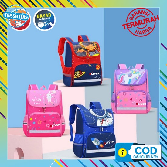 Tas Ransel Sekolah Anak Perempuan Sd Tk Paud Karakter Pop It Boba Kpop Mikado - Bk132 Tas Sekolah Ta