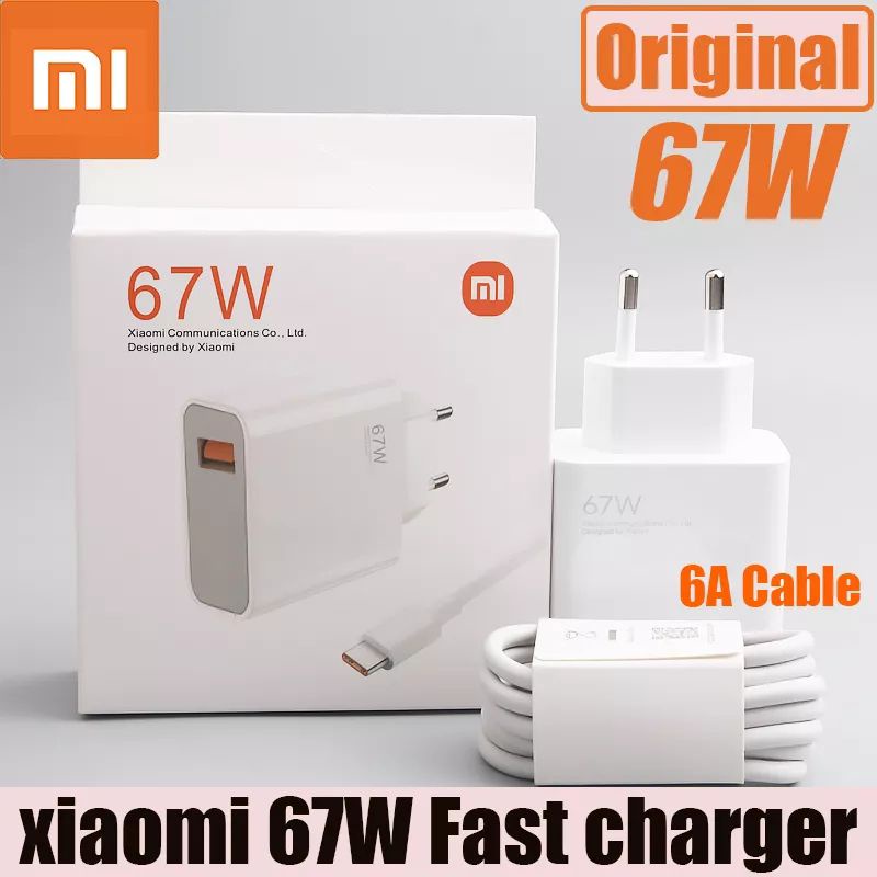 CHARGER XIAOMI ORIGINAL100% 67WATT 7A CARGER ORI SUPER FAST CHARGING USB TYPE C