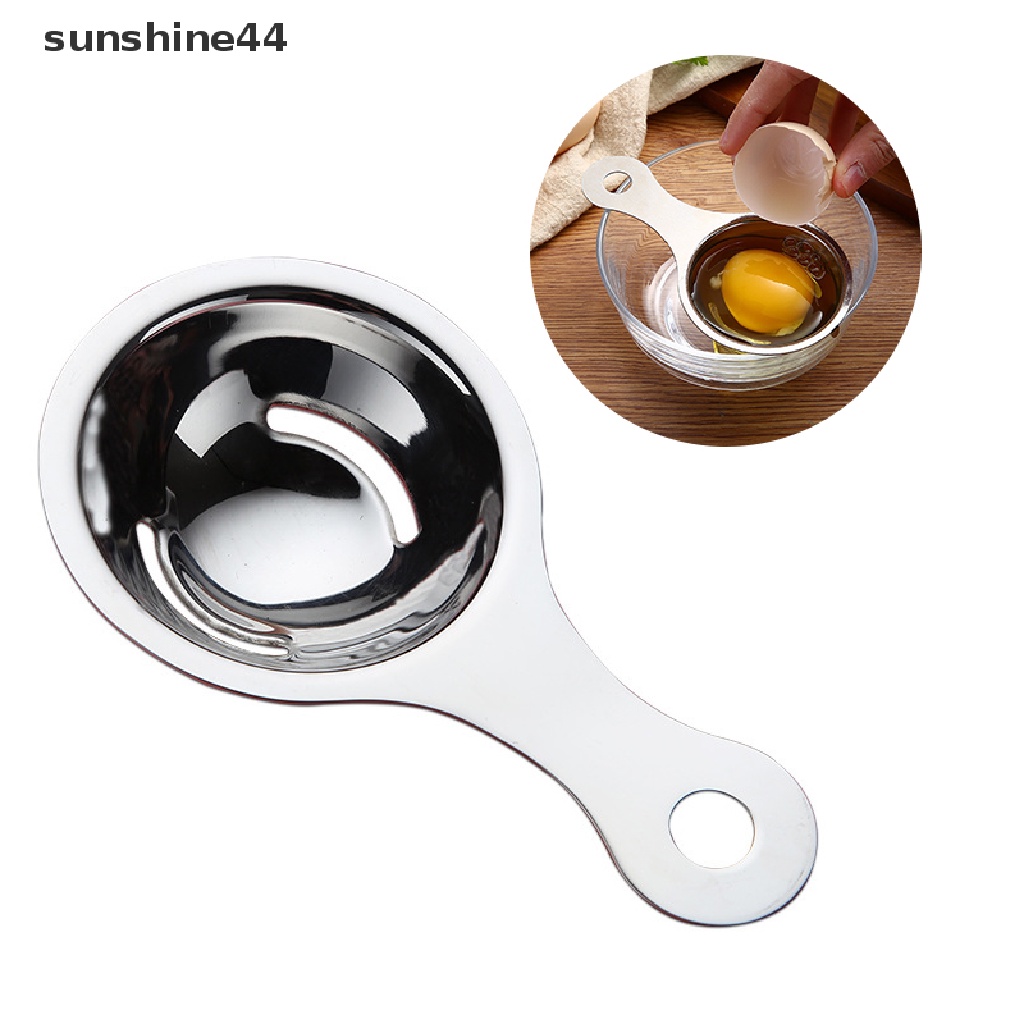 Sunshine Corong Pemisah Putih / Kuning Telur Bahan Stainless Steel Untuk Dapur