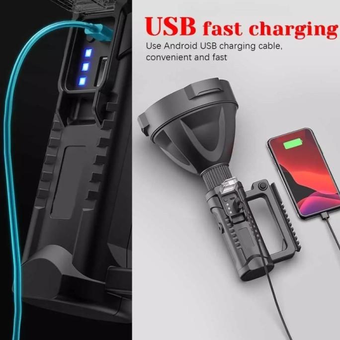 Senter Sorot W591 XHP70.2 Big Lamp 8000 Lumens LED Waterproof + Tripod