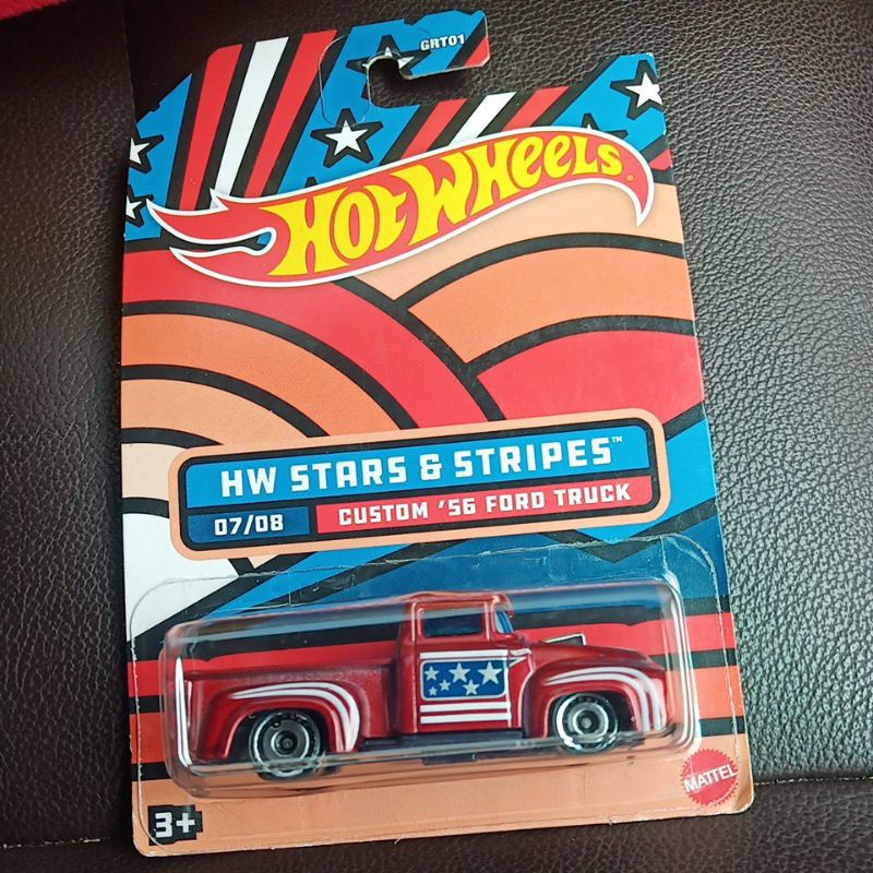custom 56 ford truck hotwheels stars & stripes
