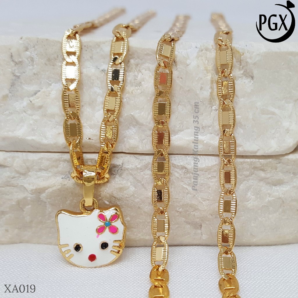 PGX Kalung Anak Perempuan Xuping Lapis Emas Aksesoris Fashion Perhiasan Premium - XA019