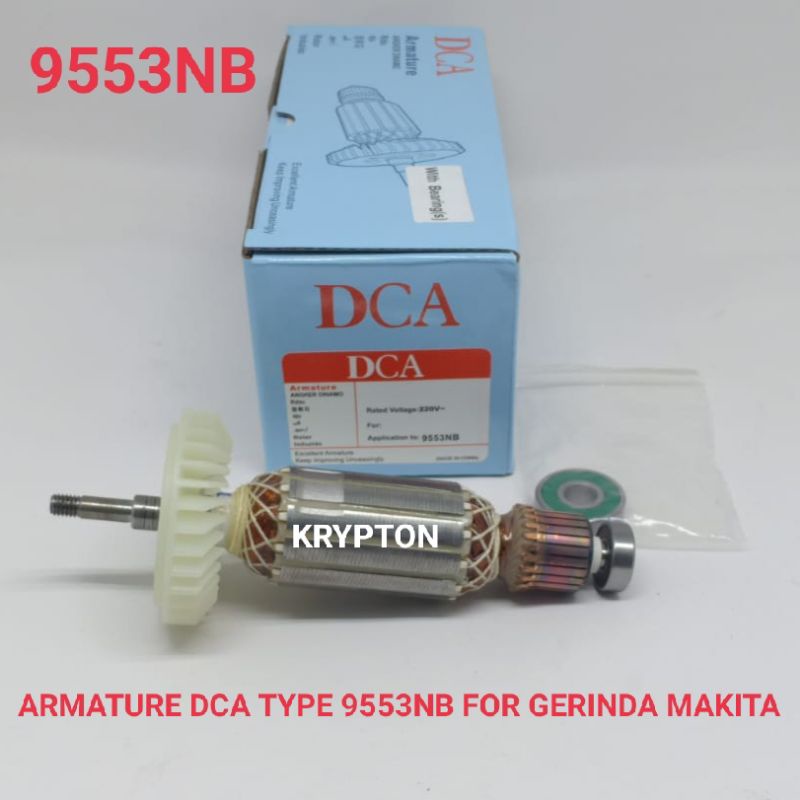 DCA / NRT-PRO / MOLLAR armature / angker gerinda type 9553NB / 9553B / 9554NB makita original part