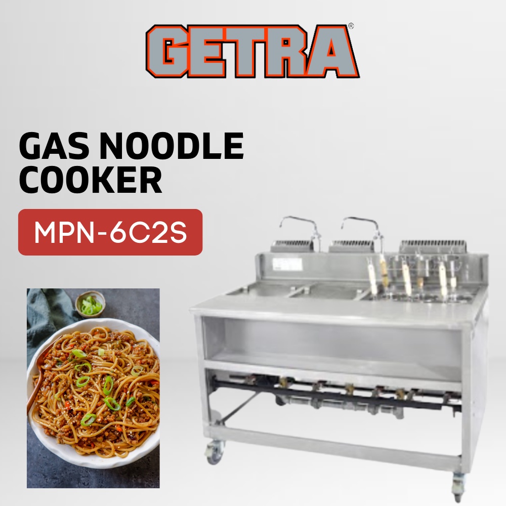 MESIN MIE GETRA MPN-6C2S KOMPOR GAS MESIN REBUS MIE AYAM 6 LUBANG