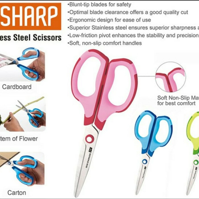 

Diskon Gunting I-Sharp Stainless Steel Sdi 0926C 7 Inch Aman Untuk Anak Terbatas