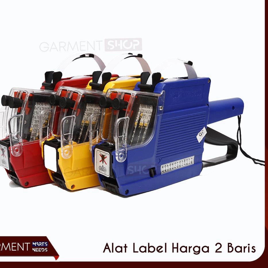 

Terbaru Alat Label 2 Baris 10 Digit Cetak Stiker Expired Huruf Angka MX 6600 Labeller Tool ~
