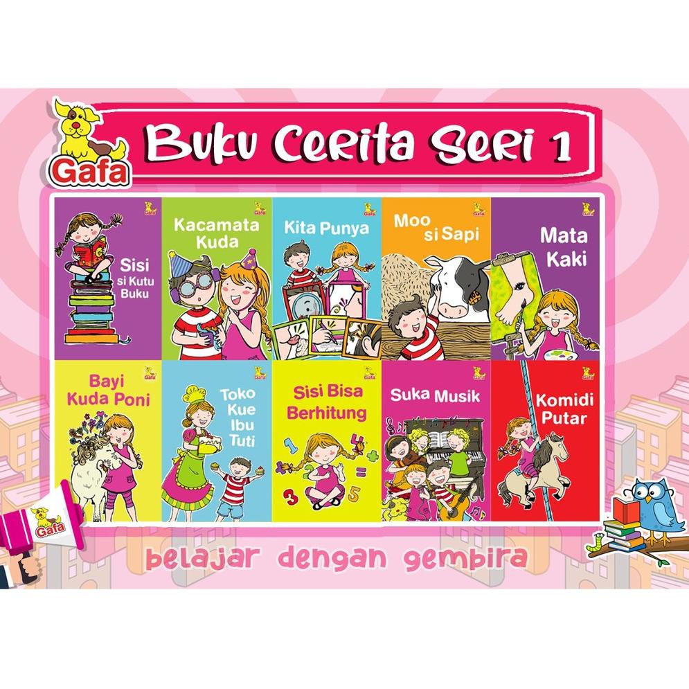 VND.18Oc22ᴼ ▫ [Gafa Baca] Buku Belajar Membaca TK dan PAUD Seri 1 GafaBaca