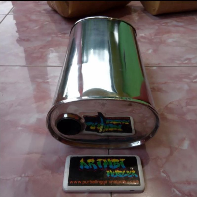 Tabung standar knalpot mobil universal,gendangan knalpot mobil semua mobil bensin suara halus standa