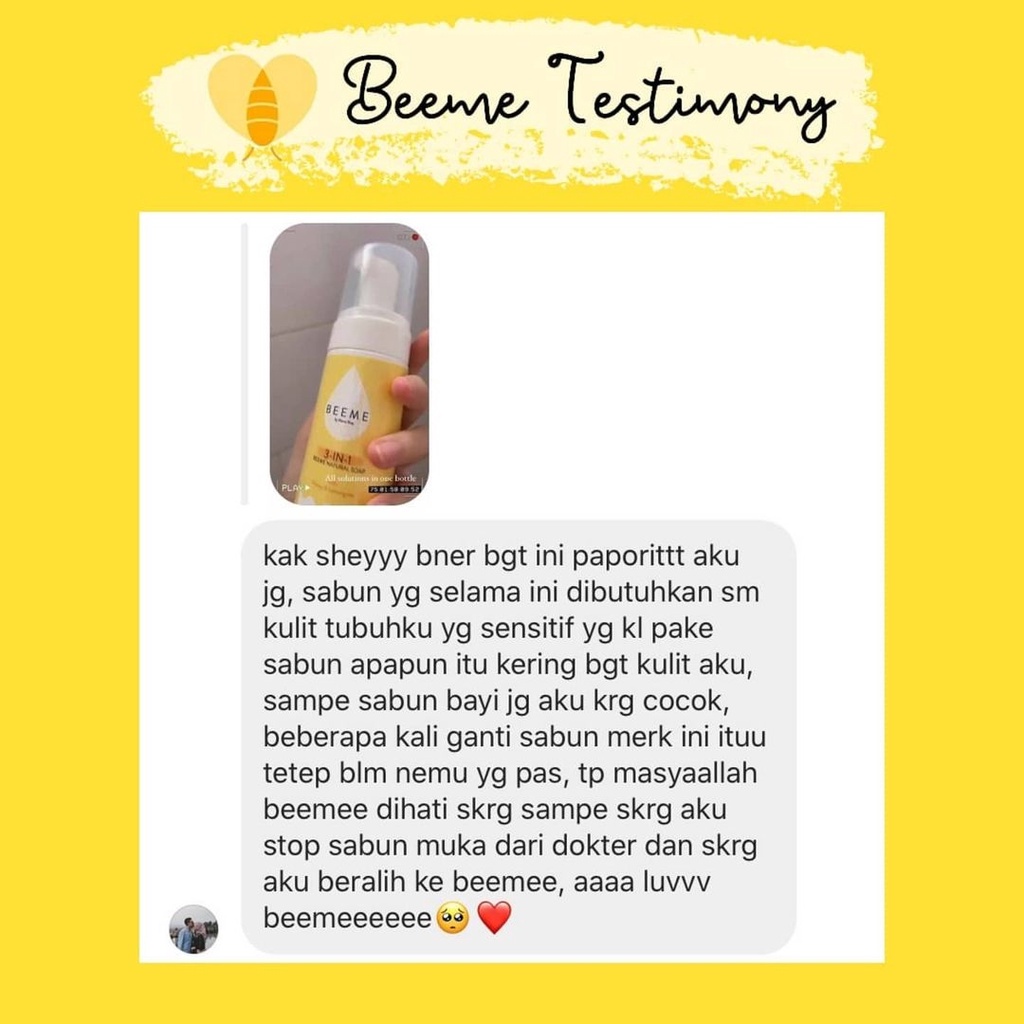 PAKET LENGKAP BEEME NOURISHING BALM + HONEY SUNSCREEN SPF 50 + NATURAL SOAP 3 IN 1 ORIGINAL BY INDI STORE