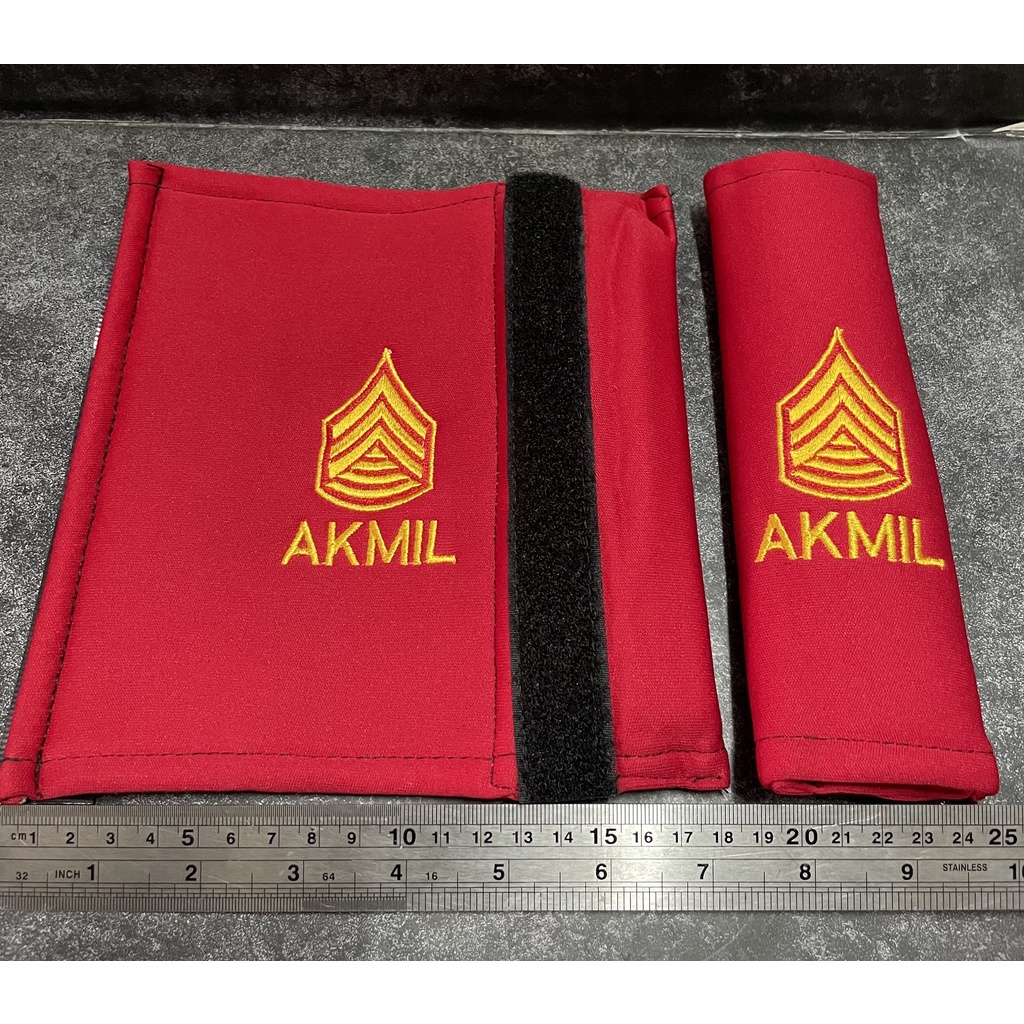 Sarung Seatbelt Akmil (Merah) - Cover Seatbelt Akmil