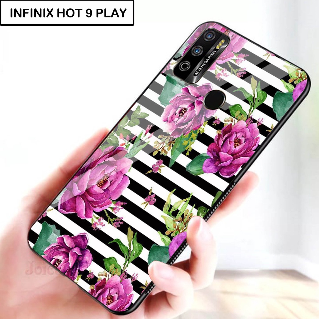 Softcase Kaca For INFINIX HOT 9 PLAY - Case Handphone INFINIX HOT 9 PLAY [T28].