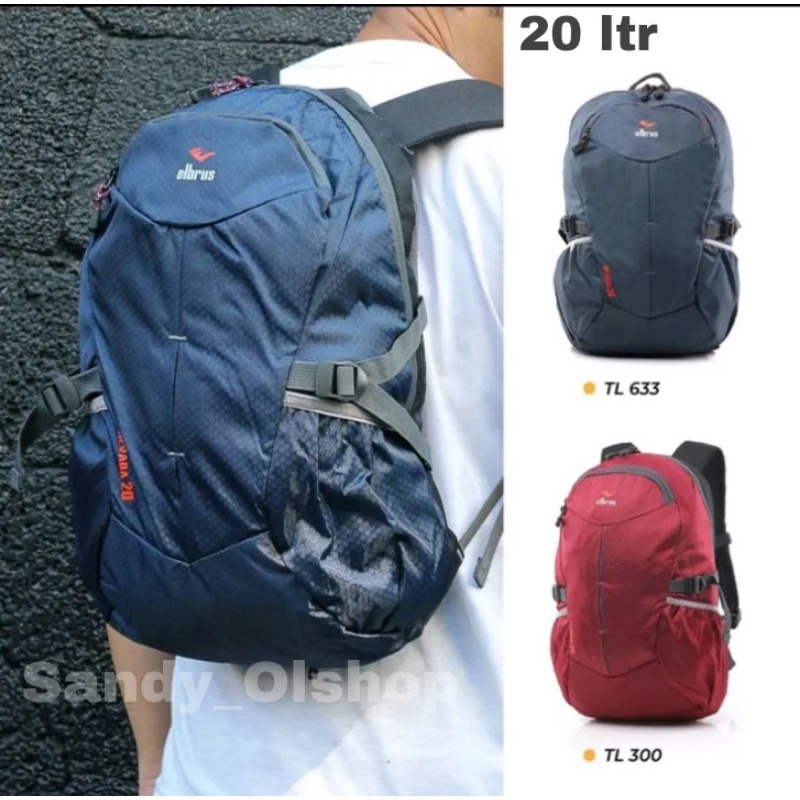 TAS RANSEL PRIA CEWE 20ltr ELBRUS ORIGINAL//TAS RANSEL SEKOLAH SD-SMP-SMA-KULIAH