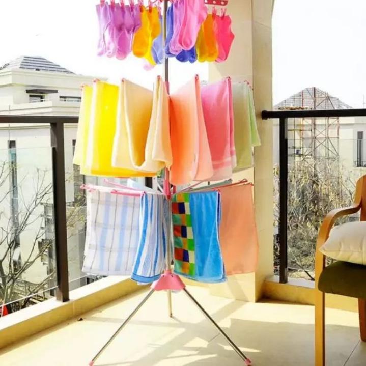 High Quality--JEMURAN MENARA SHENAR/JEMURAN BAJU/JEMURAN BAJU BULAT/COLLAPSIBLE DRYING RACK/JEMURAN 