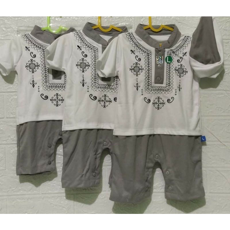 Romper anak bayi Hokiku pakaian muslim koko
