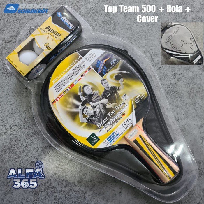 Donic Schildkrot Top Team 500 SET BAG BALL Bat Bet Pingpong Tenis Meja