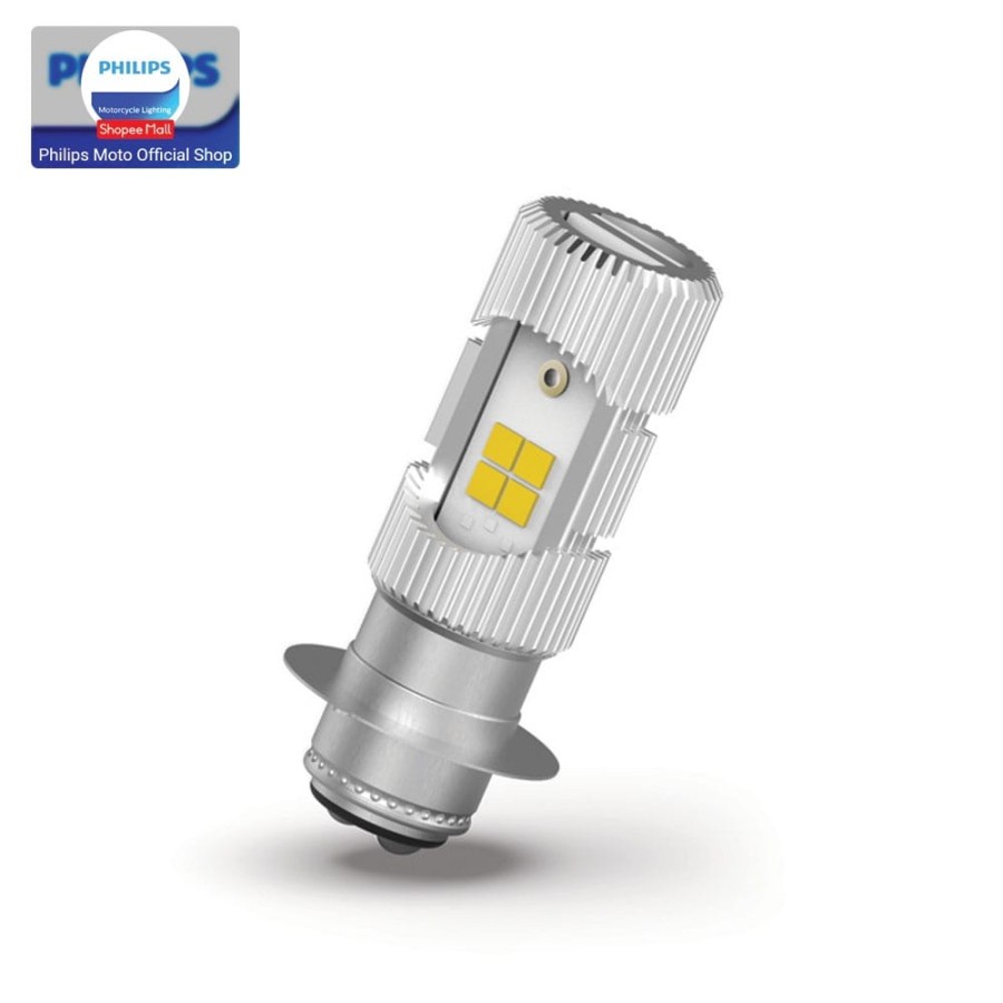 LAMPU DEPAN MOTOR LED PHILIPS-LAMPU LED 2SISI H6 ARUS DC M5 ORIGINAL 100%