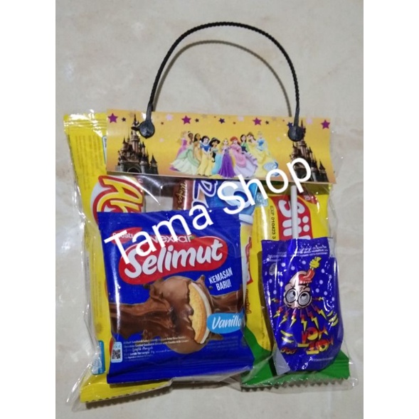 

Paket snack ultah jajanan ulang tahun 5 snack + packing