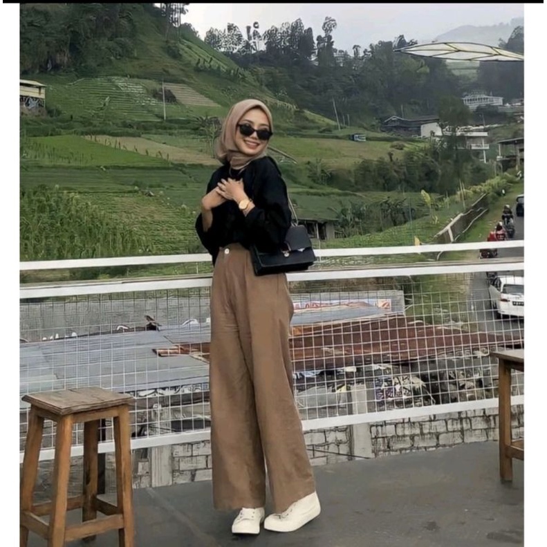 Highwaist Kulot Linen Premium Laura Slim Kulot Highwaist / Kulot Linen