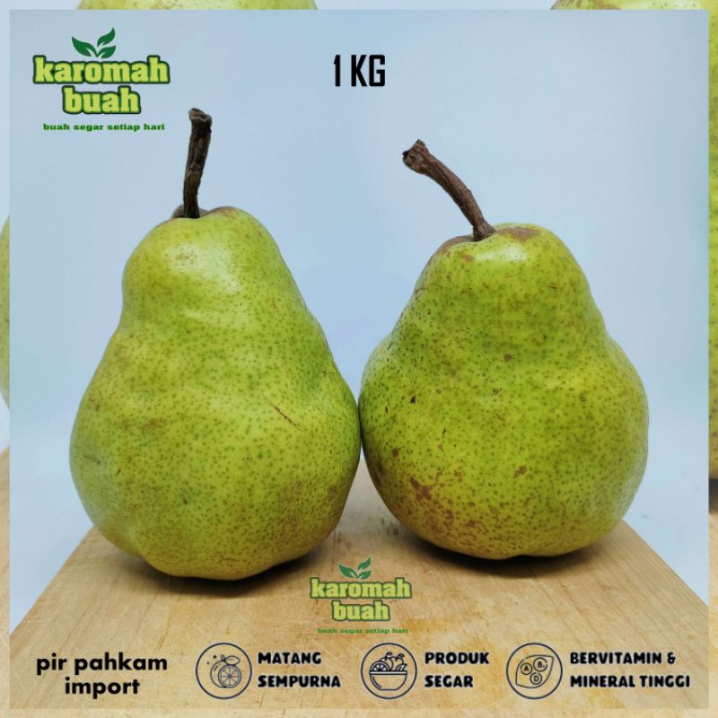 

BUAH PIR HIJAU PAHKAM 1KG IMPORT / PIR PAHKAM AUSTRALIA 1 KG / PEAR PAHKAM / PEAR HIJAU / PEAR AUSTRALIA