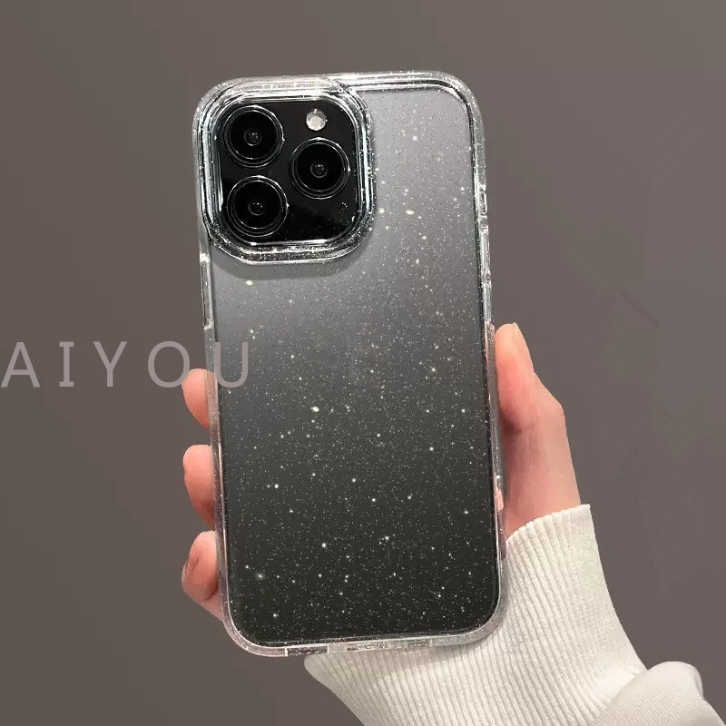 Hard Case Akrilik Transparan Shockproof Cover iPhone 14 13 12 Mini 11 Pro X XR XS Max