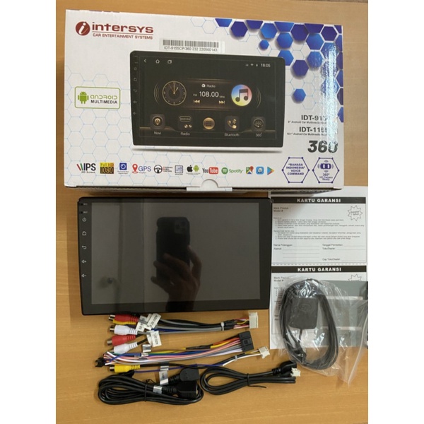 Jual perkakas Head Unit INTERSYS IDT-9155 VC Apple carplay/android auto 26 Murah