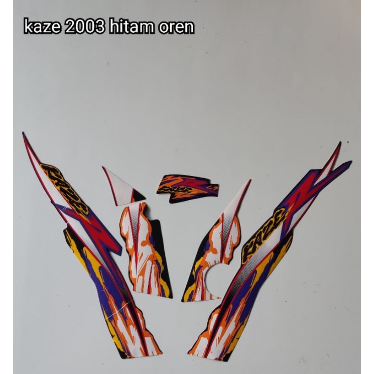 STRIPING ORI KAWASAKI KAZE R th 2003