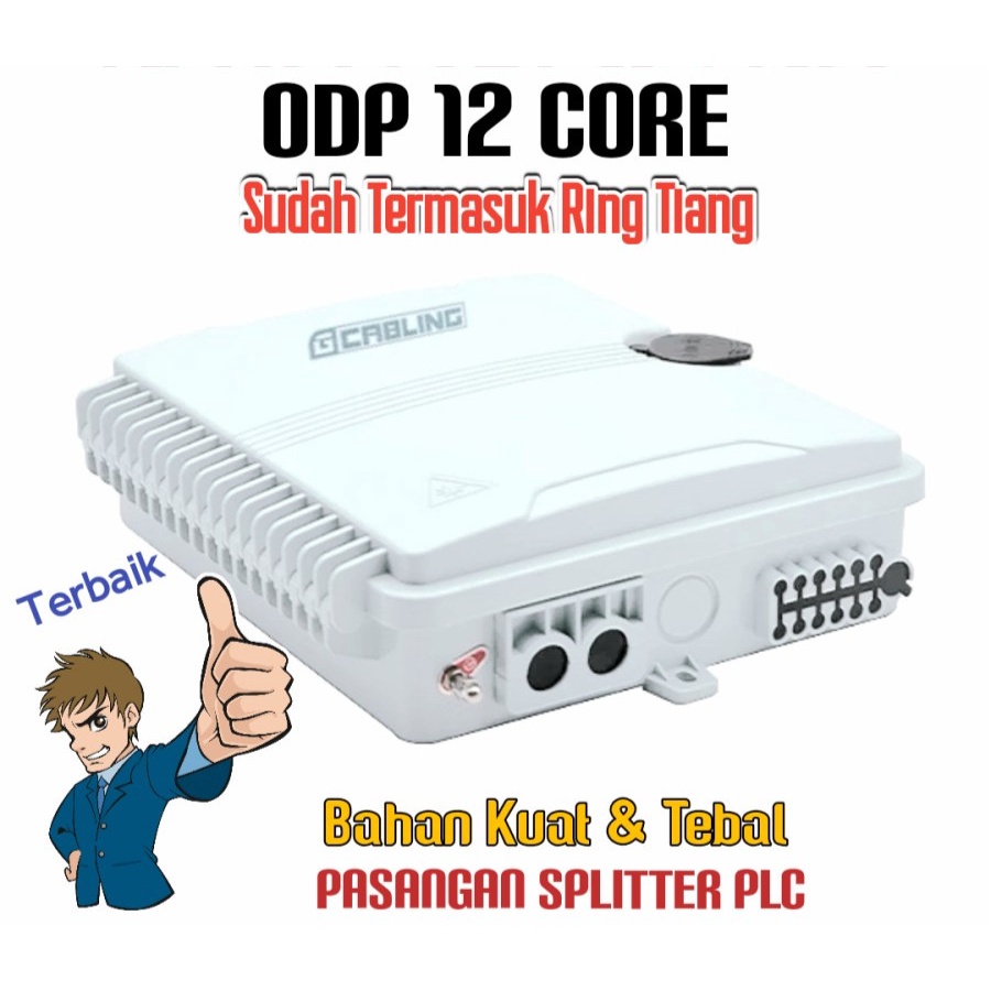 ODP Fiber Optic 12 Core / ODP Fiber Optic 12 Port [ Bonus Ring besi ]