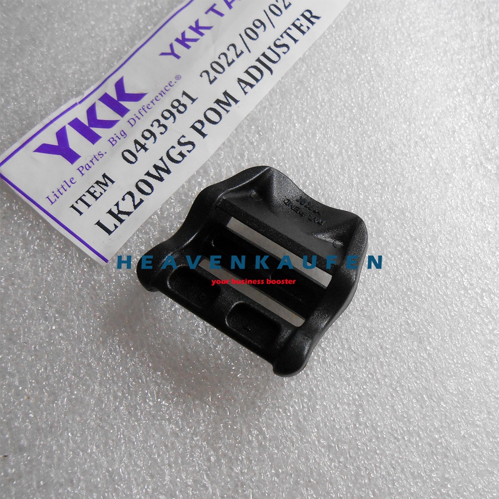 Ring Tangga Adjuster Pengatur Tali Tas Punggung YKK Lebar 2 cm Poly Acetal POM Type LK20WGS