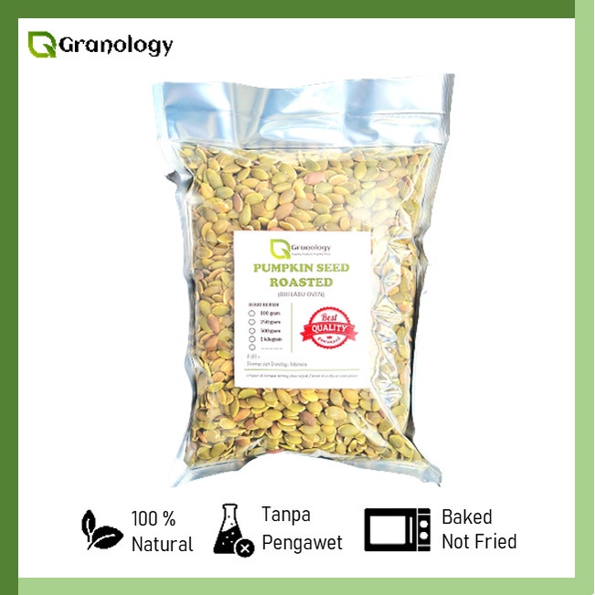 

Biji Labu Oven / Roasted pumpkin Seed (1 kilogram) by Granology